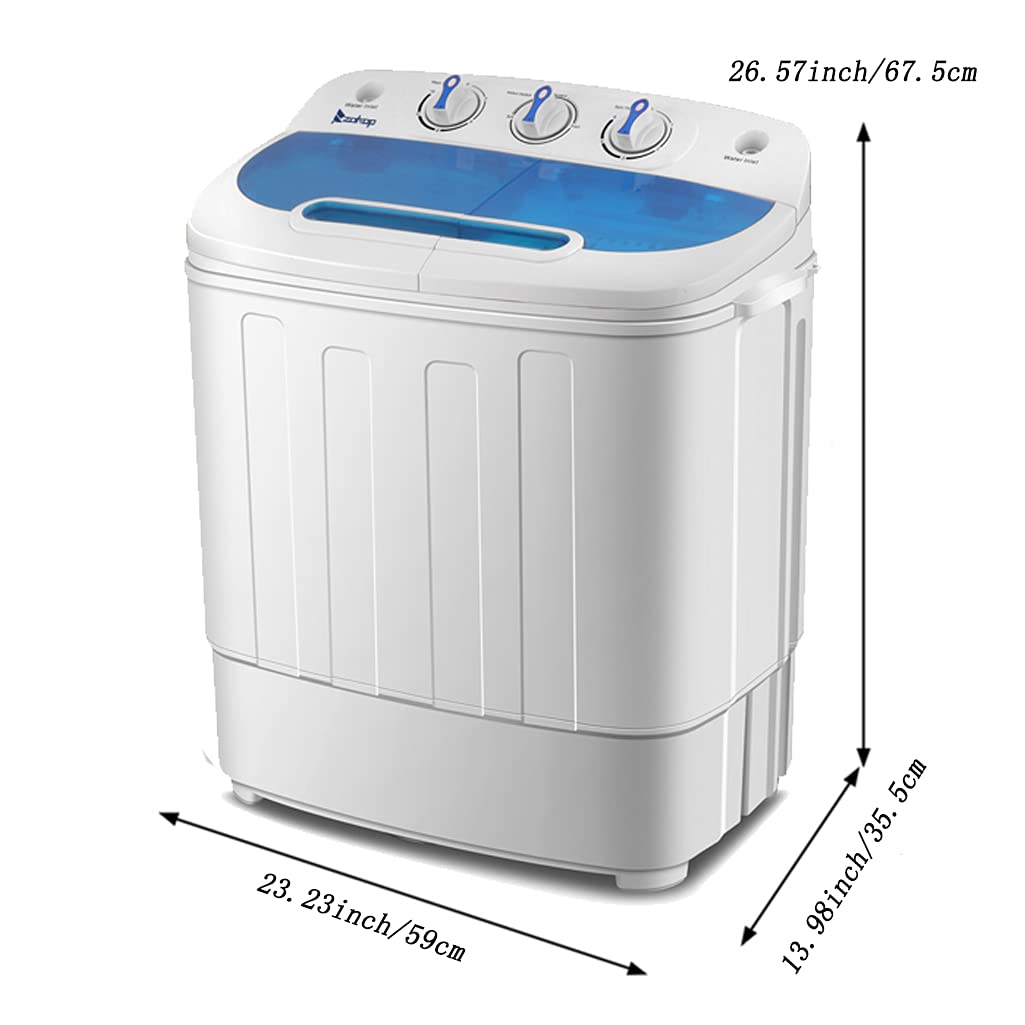 Amazon.com: ZOKOP 2IN1 Mini Portable Compact Washing Machine 13lbs